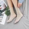 Retro silver onion pile socks for women, Korean hollowed-out sexy chiffon women's socks, summer ultra-thin mesh silk socks details Picture